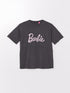 LC Waikiki Crew Neck Barbie Printed Short Sleeve Women's T-Shirt